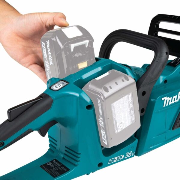 Makita XCU07Z 18V X2 (36V) LXT Lithium-Ion Brushless Cordless 14" Chain Saw, Tool Only, Teal - For Sale - Price - Image 9