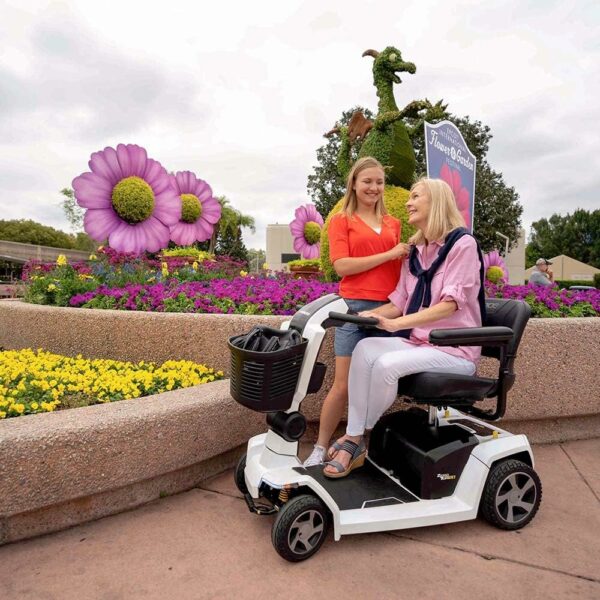 Pride Mobility Zero Turn 10 4 Wheel S710ZT Mobility Scooter, Outdoor 4-Wheel Travel Electric Mobility Scooter for Adults, 400 lbs. WC, Up to 7.3 or 7.5 MPH, 15.9 or 21.2 Range Per Charge - For Sale - Price - Image 6