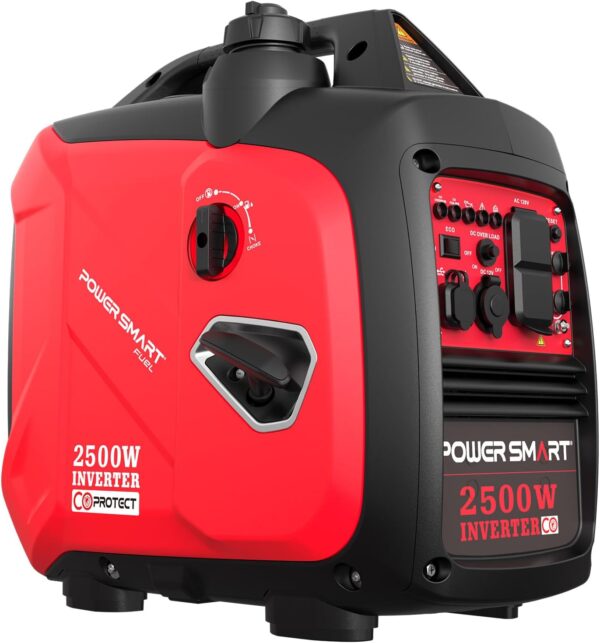 PowerSmart 2500-Watt Gas Powered Portable Inverter Generator, Super Quiet for Camping, Tailgating, Home Emergency Use, EPA Compliant 2024 Version For Sale - Price