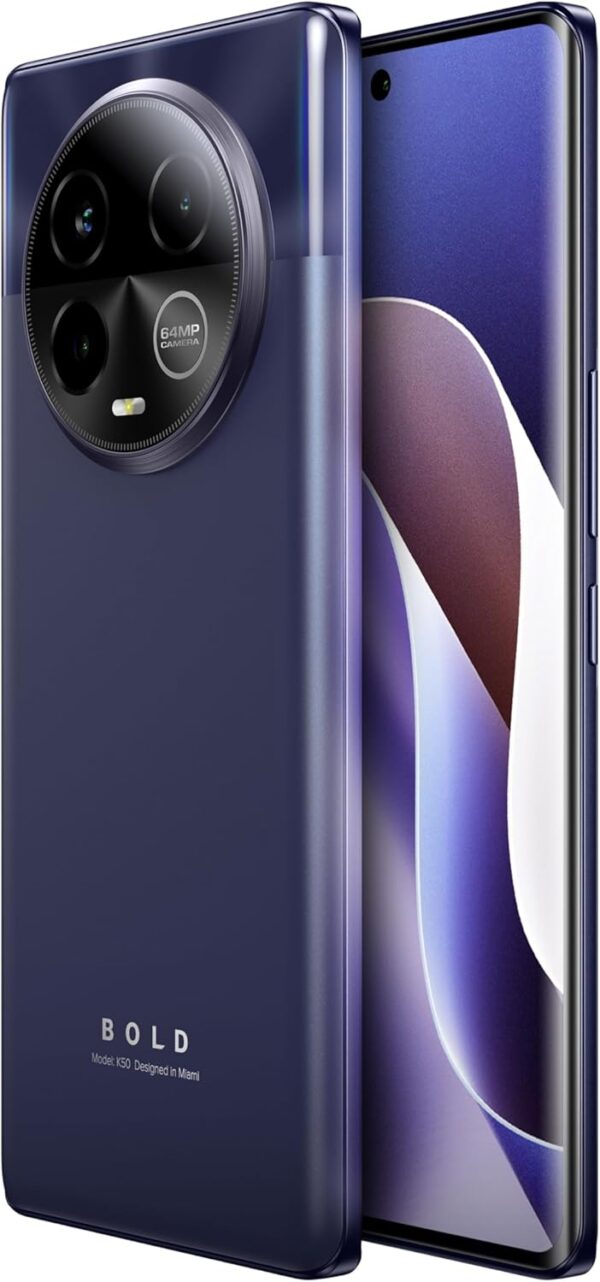 Bold K50 | 5G| 2024 | 3-Day Battery | Unlocked | 6.7” FHD+ 3D AMOLED | 256/8GB | Triple 64MP Camera | US Version | US Warranty | Purple - For Sale - Price - Image 5