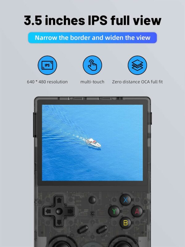 RG353VS Retro Linux System Video Handheld Game Console 3.5" IPS Screen RK3566 64bit Game Player 64G TF Card Built-in 4450 Classic Games Bluetooth 4.2 and 5G WiFi - For Sale - Price - Image 3