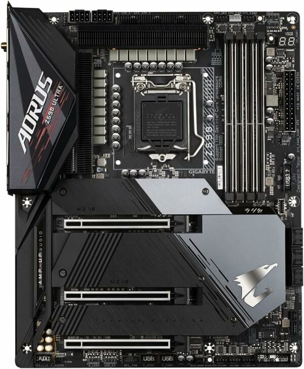 Aorus Ultra Durable Z590 AORUS Desktop Motherboard - Intel Chipset - Socket LGA-1200 - Optane Memory Ready - ATX - Pentium Gold, Celeron, Core i5, Core i7, Core i9, Core i3 Processor Supp - For Sale - Price