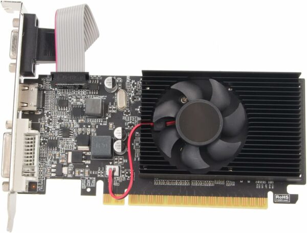 Zunate GT210 Graphics Card, 64bit 589MHZ 1GB DDR3 Graphics Card, PCI Express 2.0, DirectX10.1 PC Video Card, DVI VGA Low Graphics Card with Cooling Fan - For Sale - Price - Image 8