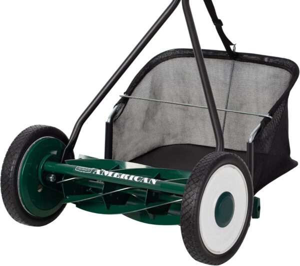 American Lawn Mower Company 1725-16GC 16-inch 7-Blade Reel Mower with Grass Catcher, Specialty Grass Mower, Green - For Sale - Price - Image 9