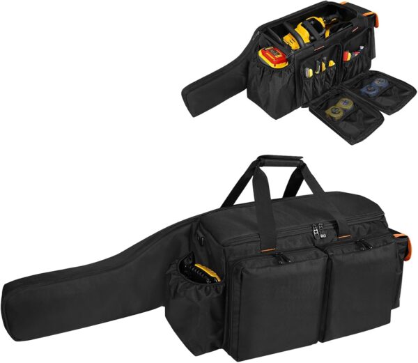 ORKELS Chainsaw Bag Compatible with EGO, Dewalt, Greenworks 14, 16 & 18 Inch Cordless Power Chainsaws – Durable Storage Case for Chainsaw & Accessories – Bag Only, Price For Sale