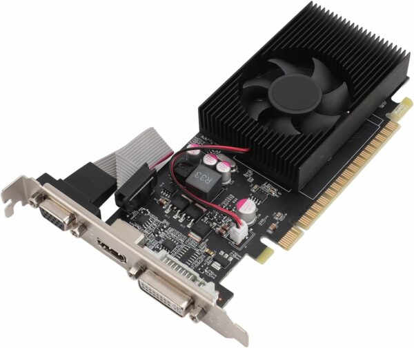 Zunate GT730 Graphics Card, 4GB GDDR3 128Bit GPU Graphics Cards, 2560X1600 Desktop Video Card for 10 11 for Linux, DVI VGA HDMI Output, PCI Express 2.0 with Fans - For Sale - Price