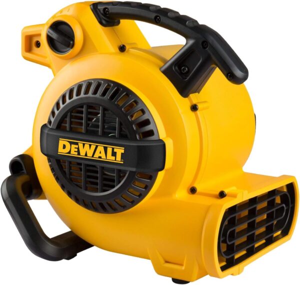 DEWALT Portable Air Mover, ‎276W 3 Speed Floor Fan, Utility Blower Fan, 1/5 HP 600 CFM Floor Dryer, Carpet Dryer, Floor Fan, Blower, for Janitorial, Home, Commercial Use, DXAM-2260