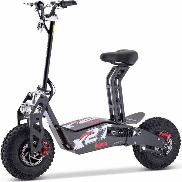 MotoTec Vulcan 48v 1600w Electric Scooter Black - For Sale - Price