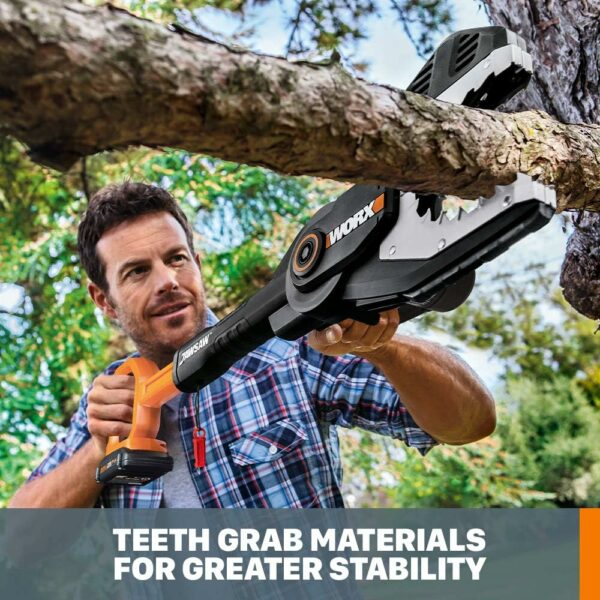 Worx 20V JawSaw Cordless Chainsaw Power Share - WG320 (Battery & Charger Included) - For Sale - Price - Image 5