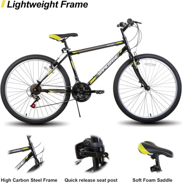 HH HILAND 24 26 inch Mountain Bike for Men Women, 21 Speeds High-Carbon Steel Frame, Sport Cycling MTB Bicycle for Adult - For Sale - Price - Image 2