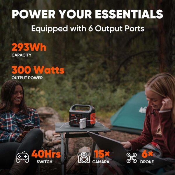 Jackery Portable Power Station Explorer 300, 293Wh Backup Lithium Battery, Solar Generator for Outdoors Camping Travel Hunting Blackout (Solar Panel Optional) - For Sale - Price - Image 4