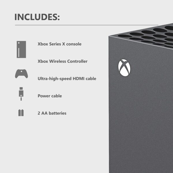 Xbox Series X 1TB SSD Console - Includes Xbox Wireless Controller - Up to 120 frames per second - 16 GB RAM - 1 TB SSD Storage - Experience True 4K Gaming - Xbox Velocity Architecture - For Sale - Price - Image 4