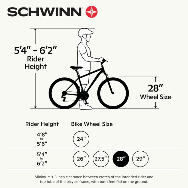 Schwinn Volare Hybrid Sports Road Bike, Men and Women, Aluminum Frames, 700c Wheels, Flat and Drop Handle Bar Options, Multiple Speed Drivetrains - For Sale - Price - Image 6