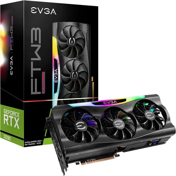 EVGA GeForce RTX 3090 FTW3 Ultra Gaming, 24GB GDDR6X, iCX3 Technology, ARGB LED, Metal Backplate, 24G-P5-3987-KR (Renewed) - For Sale - Price