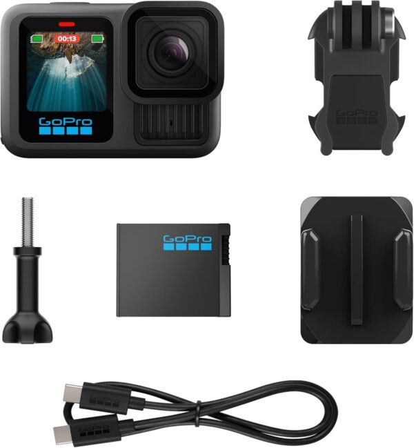 GoPro HERO13 Black - Waterproof Action Camera with 5.3K60 Video, 27MP Photo + Compatability with HB-Series Lenses - For Sale - Price - Image 4