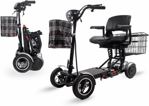 Rubicon FX3 - All Terrain 4 Wheel Mobility Scooter - 25 Mile Long Range - 300lbs Capacity - Folding - Extreme - Sport Motorized Scooter for Seniors (Model9) - For Sale - Price