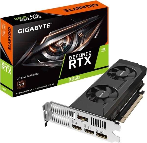 GIGABYTE GeForce RTX 3050 OC Low Profile 6G Graphics Card, 2X WINDFORCE Fans, 6GB GDDR6 96-bit GDDR6, GV-N3050OC-6GL Video Card - For Sale - Price