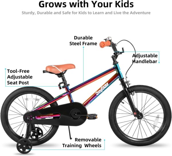 JOYSTAR Kids Bike for Ages 2-12 Years Old Boys Girls, 12-20 Inch BMX Style Kid's Bikes with Training Wheels, Children Bicycle for Kids and Toddler, Multiple Colors - For Sale - Price - Image 2