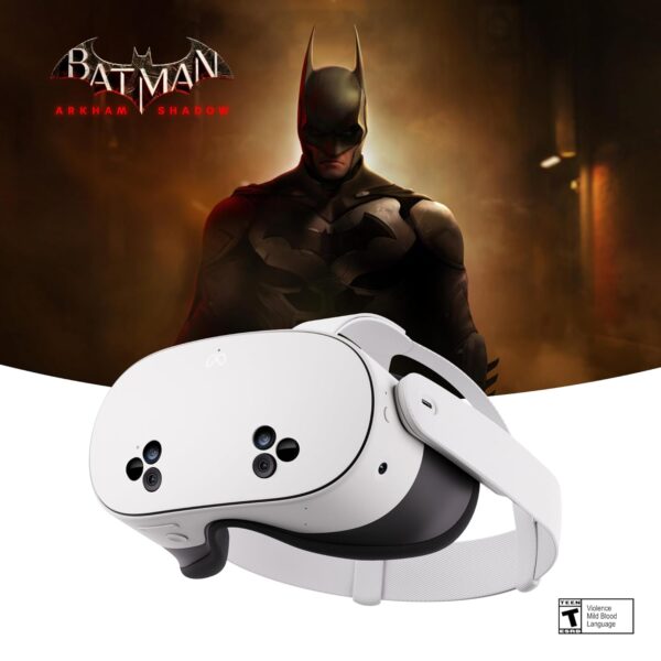 Meta Quest 3S 128GB — Get Batman: Arkham Shadow and a 3-Month Trial of Meta Quest+ Included — All-in-One Headset - For Sale - Price