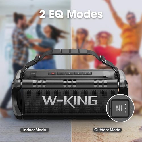 W-KING Bluetooth Speaker, 90W Peak 50W Speakers Bluetooth Wireless, Portable Bluetooth Speaker Loud with Deep Bass,IPX6 Waterproof Boombox Large Outdoor Speaker/Subwoofer/Power Bank/40H/EQ/TF/AUX/NFC - For Sale - Price - Image 5