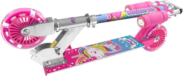 Ozbozz Unicorn Magical Sparkles Scooter with Flashing Wheels - For Sale - Price - Image 2