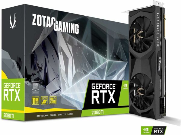 ZOTAC Gaming GeForce RTX 2080 Ti Twin Fan 11GB GDDR6 352-bit Spectra RGB LED/Metal Backplate Graphics Card - ZT-T20810G-10P - For Sale - Price