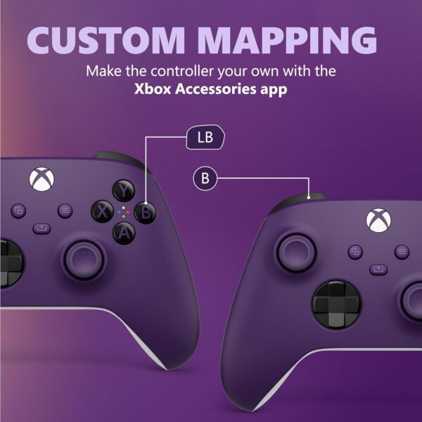 Xbox Core Wireless Gaming Controller – Astral Purple Series X|S, One, Windows PC, Android, and iOS - For Sale - Price - Image 4