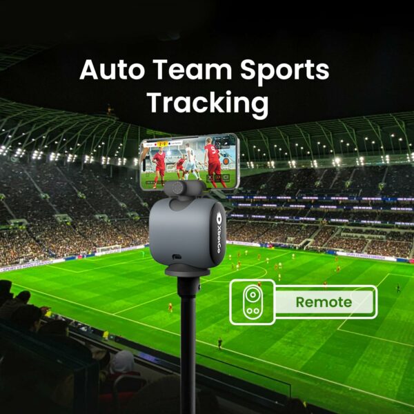 Chameleon AI Powered Sports Action Camera, Sports Gimbal Tracking System with Team and Player Tracking, COMS 4K Video, 360° Rotation, 120° FOV, Live Streaming (Lava Graphite) - For Sale - Price - Image 2