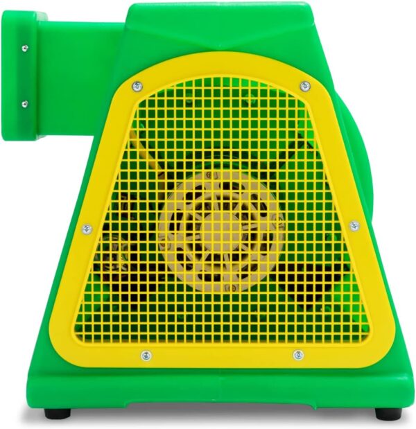 B-Air 2 HP Air Blower, Powerful Bounce House Blower Fan for Large Inflatable Bouncy House, Bouncy Castle and Water Slides, BA-BP-2-PL, Green - Image 3