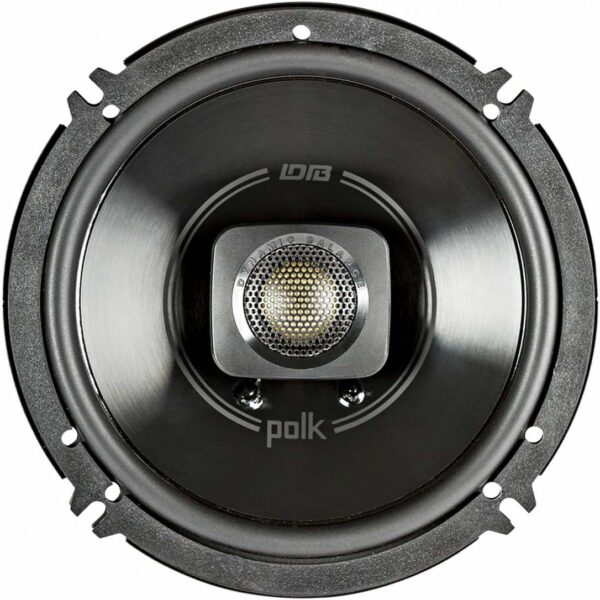 Polk Audio DB652 DB+ Series 6.5" Coaxial Speaker for Car & Marine, 2-Way Boat & Car Audio Speaker, 40-22kHz Frequency Response, Polypropylene Woofer Cone & 3/4" Silk Dome Tweeter, Black - For Sale - Price - Image 3