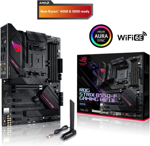 ASUS ROG Strix B550-F Gaming WiFi II AMD Socket AM4 ATX DDR4 Motherboard - For Sale - Price - Image 2