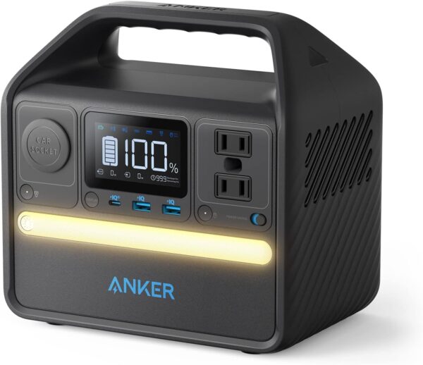 Anker 521 Portable Power Station Upgraded with LiFePO4 Battery, 256Wh 6-Port PowerHouse, 300W (Peak 600W) Solar Generator (Solar Panel Optional), 2 AC Outlets, 60W USB-C PD Output, Outdoor Generator - For Sale - Price