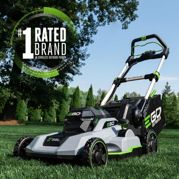 EGO Power+ LM2125SP 21-Inch 56-Volt Lithium-ion Cordless Self-Propelled Lawn Mower with Touch Drive™ with 7.5Ah Battery and Rapid Charger Included - For Sale - Price - Image 2