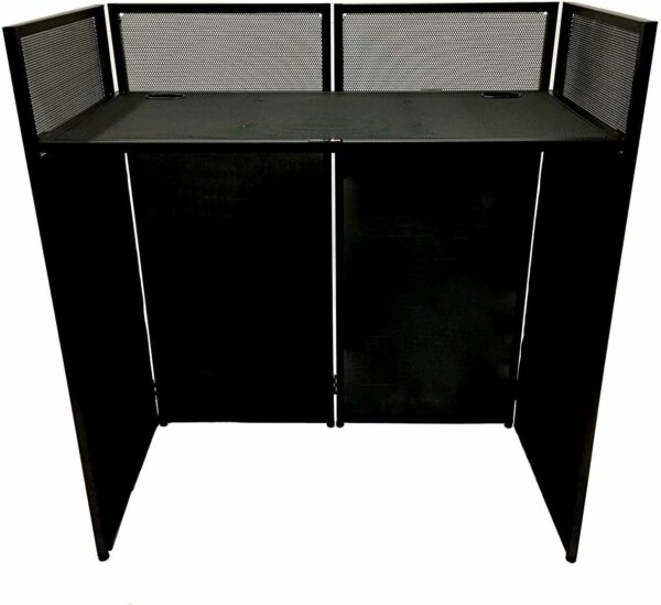 DJ Event Facade White/Black Scrim Metal Frame Booth + 20" x 40" Flat Table Top Includes Both White and Black Panels + Carrying Cases! - For Sale - Price - Image 5