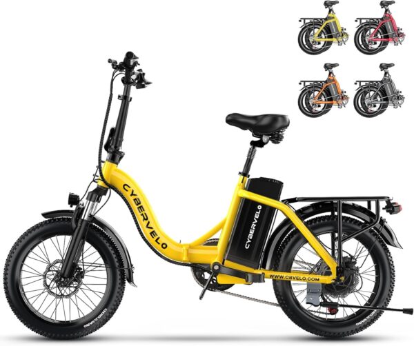 1000W Folding Electric Bike, 48V 20AH Large Removable Battery E Bike, 30+MPH, 80 Miles Max Range, 20" Fat Tire Electric Bike for Adults, Adult Electric Bicycles for Long Commutes - For Sale - Price