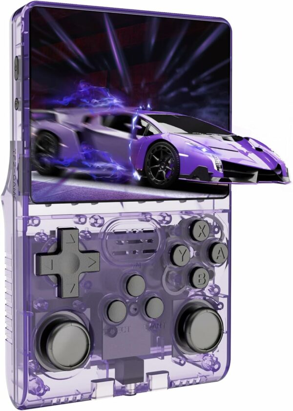 30000 Games in 1 Handheld Game Console, 3.5" HD IPS Screen Mini Retro Gaming Console, 3800mAh, Built-in 256G TF Card Portable Retro Handheld Game Consoles Open Source Game Console-Purple - For Sale - Price