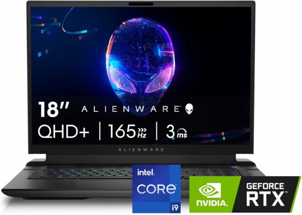 Alienware M18 R2 Gaming Laptop - 18 QHD+ 165Hz 3ms Display, Intel Core i9-14900HX, 32GB DDR5 RAM, 1TB SSD, NVIDIA GeForce RTX 4080 12 GB GDDR6, Windows 11 Home, Onsite Service - Dark Metallic Moon - For Sale - Price