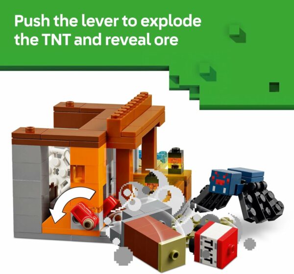 LEGO Minecraft The Armadillo Mine Expedition Toy Figures and Playset - Building Minecraft Toy for Kids, Boys and Girls, Ages 8+ - with Gaming Figures for Pretend Play - Gift Idea for Birthdays - 21269 - For Sale - Price - Image 4