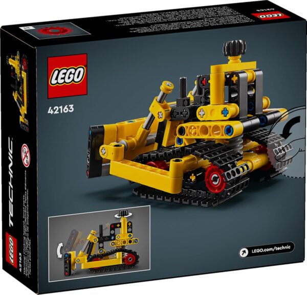 LEGO Technic Heavy-Duty Bulldozer Building Set, Kids’ Construction Toy, Vehicle Gift for Boys and Girls Ages 7 and Up, 42163 - For Sale - Price - Image 6