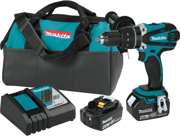 Makita XFD03M 18V LXT Lithium-Ion Cordless 1/2" Driver-Drill Kit (4.0Ah), Price For Sale