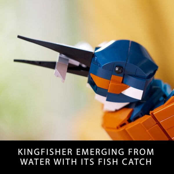 LEGO Icons Kingfisher Model Building Kit - Collectible, Detailed Building Blocks Sets for Adults, 18+ - Relaxing DIY Craft for Bird Lovers - Gift for Him and Her - 10331 - For Sale - Price - Image 4