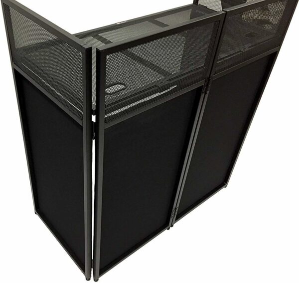 DJ Event Facade White/Black Scrim Metal Frame Booth + 20" x 40" Flat Table Top Includes Both White and Black Panels + Carrying Cases! - For Sale - Price - Image 8