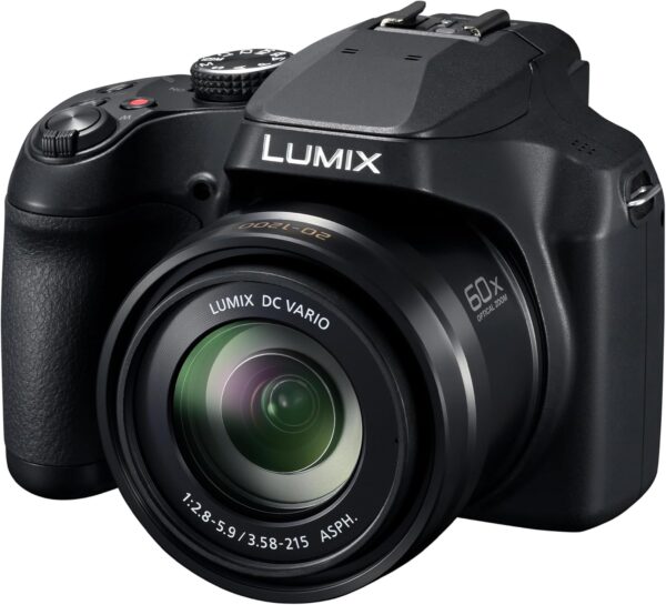 Panasonic LUMIX FZ80D Compact Camera with 20-1200mm Zoom Lens, Point and Shoot Digital Camera with 4K Video/Photo Recording and Power Optical Image Stabilizer - DC-FZ80D - For Sale - Price - Image 2