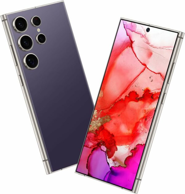 X24 Ultra Unlocked Cell Phones, 8+256GB+128GB Smartphone, Android 13.0, Long Battery Life 6800mAh, 6.8" HD Screen with 128GB Memory Card, Face ID/Dual SIM/5G/GPS/US Version (Azalea Violet) - For Sale - Price - Image 4