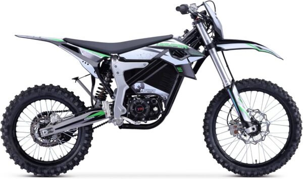 MotoTec Venom 72v 12000w Electric Dirt Bike White - For Sale - Price - Image 11