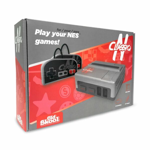 Old Skool CLASSIQ N Console Compatible with NES - Grey/Grey Clone System - For Sale - Price - Image 2