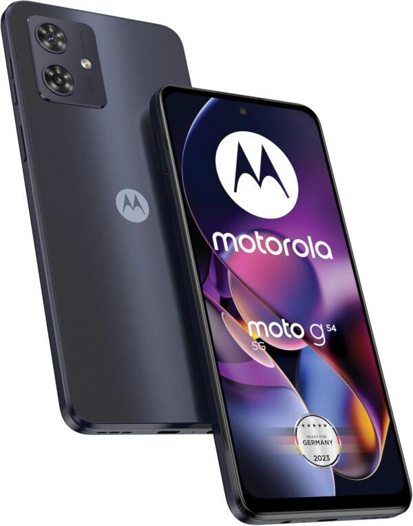 Motorola Moto G54 Dual-SIM 256GB ROM + 8GB RAM (Only GSM | No CDMA) Factory Unlocked 5G Smartphone (Midnight Blue) - International Version - For Sale - Price