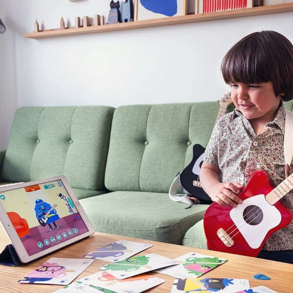 Loog Mini Acoustic kids Guitar for Beginners 3-strings Ages 3+ Learning app and lessons included - For Sale - Price - Image 9