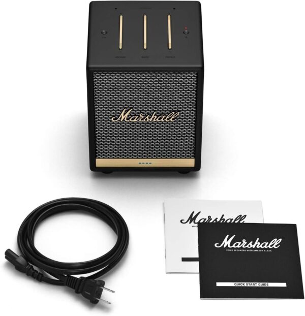 Marshall Uxbridge Home Voice Speaker with Amazon Alexa Built-In, Black - For Sale - Price - Image 6