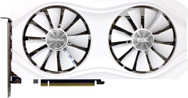 Sparkle Intel Arc A770 ROC Luna OC Edition, 16GB GDDR6, 2X DBB 100mm Fan, 2.5-Slot, Metal Backplate, Luna White Edition, SA770RW-16GOC - For Sale - Price - Image 2